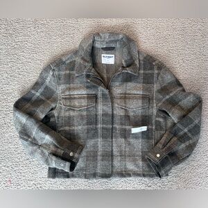 NWT Old Navy cropped Plaid Jacket
